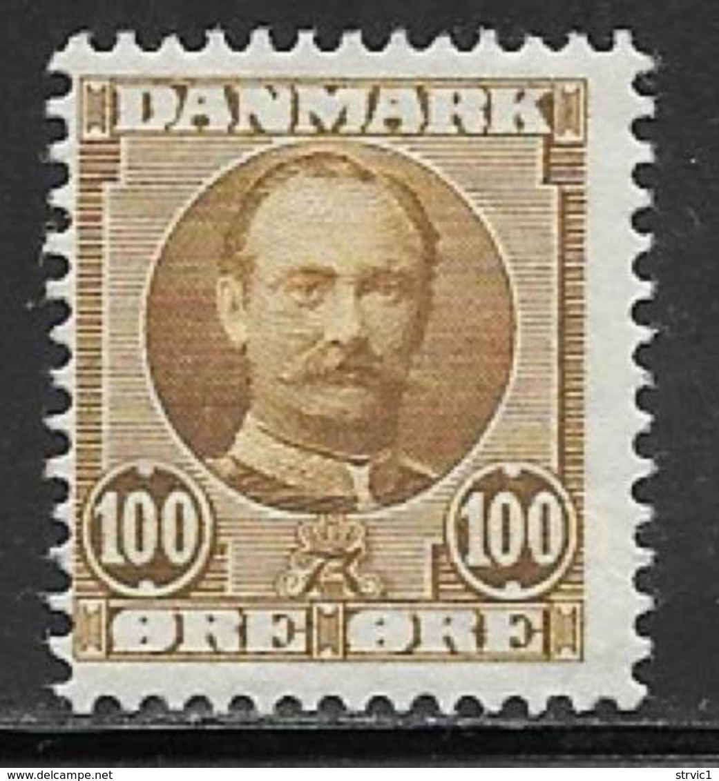 Denmark, Scott # 78 Mint Hinged Frederik, 1907,CV$100.00 - Nuevos