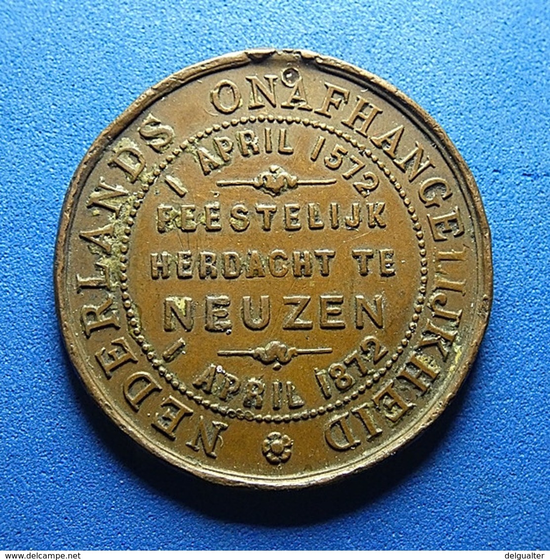 Medal - Gemeente Neuzen Zeeland - Nederlands Onafhangelijkheid 1872 - Altri & Non Classificati