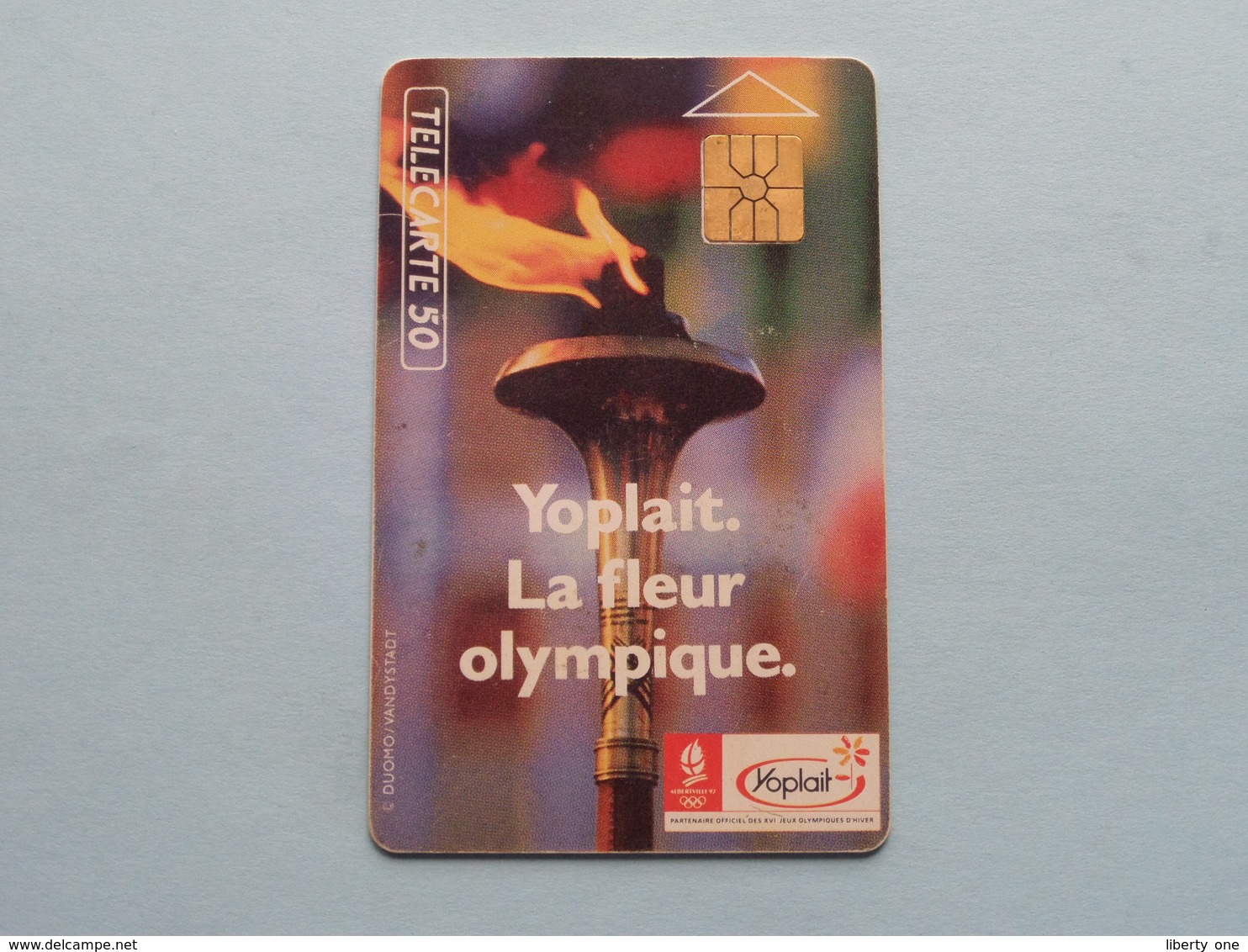 YOPLAIT La FLEUR OLYMPIQUE ( Tirage 600.000 01/92 > Zie / Voir Photo ) ! - Olympische Spelen