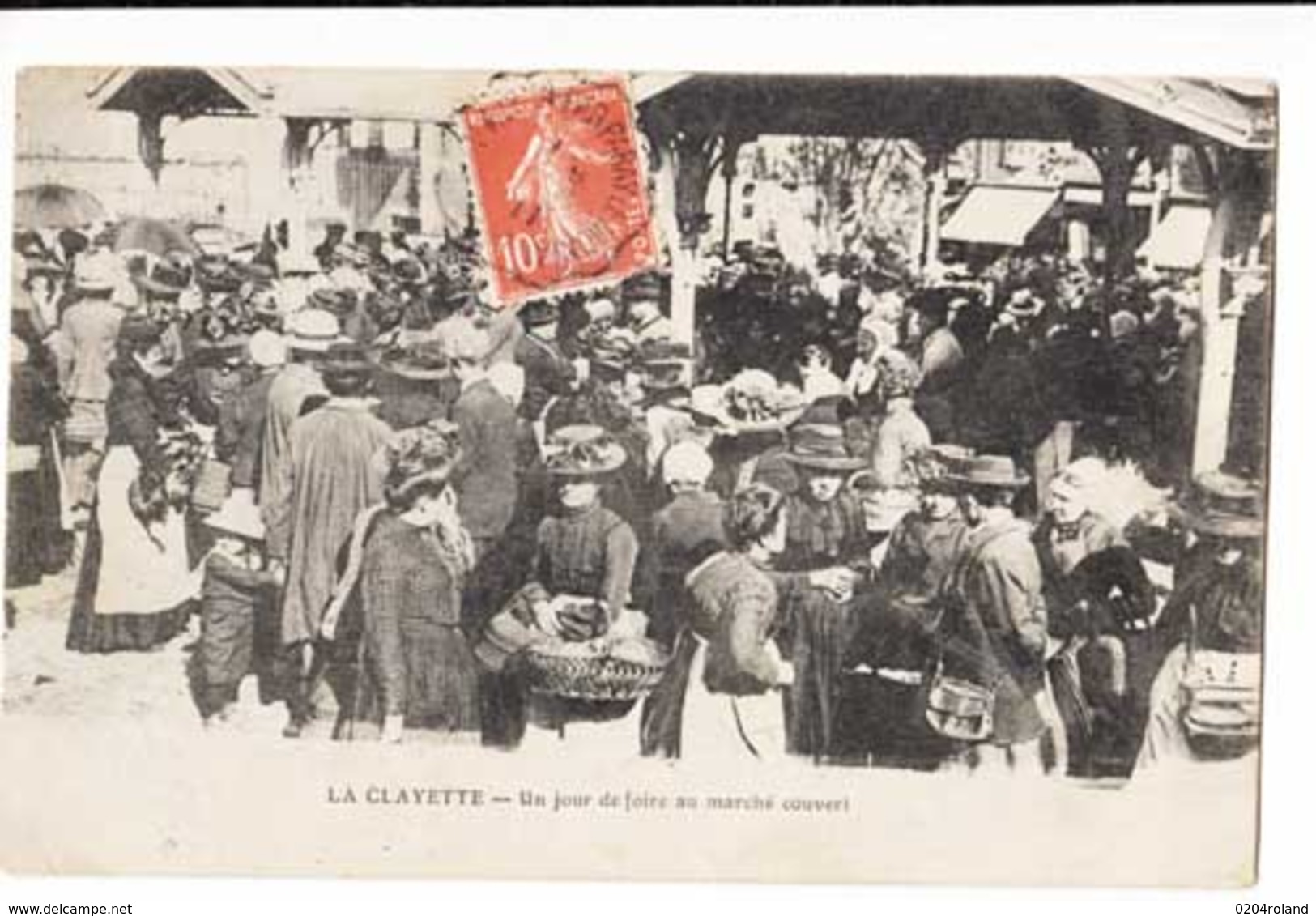 France 71 - La Clayette - Un Jour De Foire Au Marché Couvert    : Achat Immédiat - Sonstige & Ohne Zuordnung