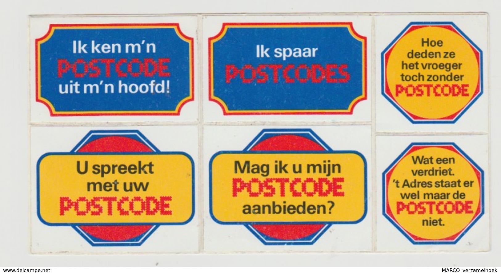 Sticker PTT Post: PTT Postcode - Adesivi