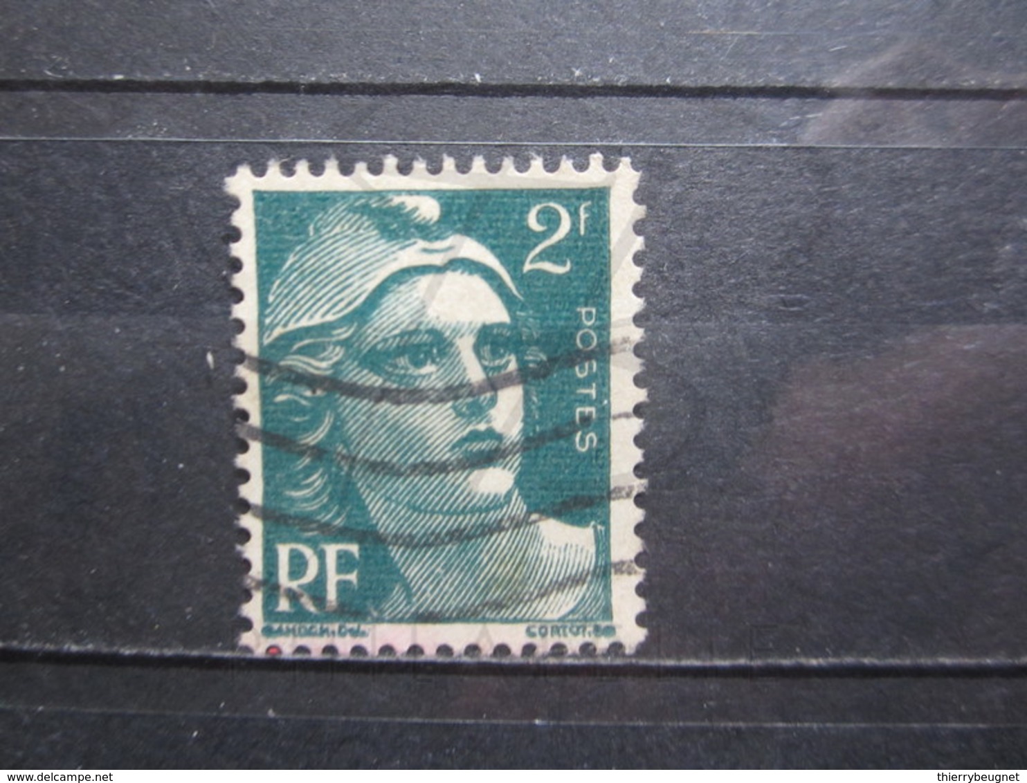 VEND BEAU TIMBRE FRANCE N° 713 , FOND LIGNE !!! (s) - Used Stamps