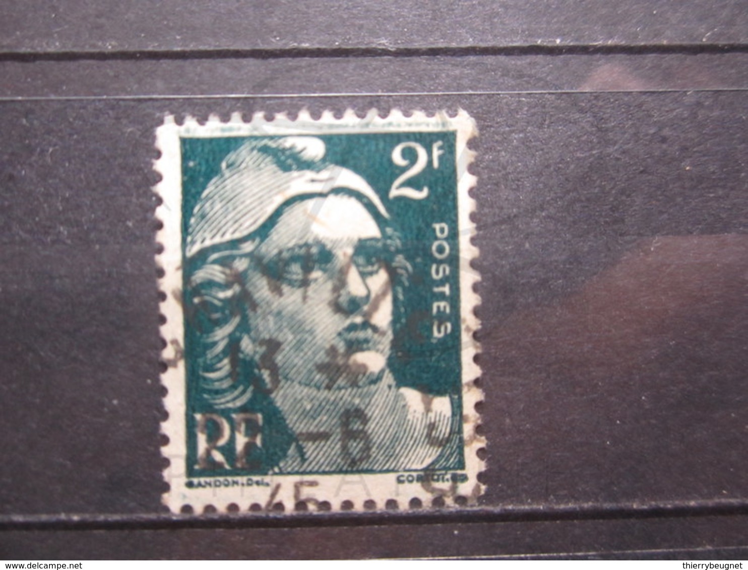 VEND BEAU TIMBRE FRANCE N° 713 , TRAIT EN HAUT !!! - Used Stamps