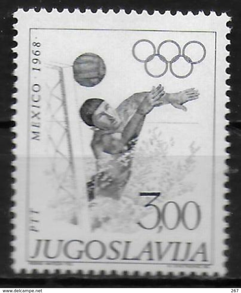 YOUGOSLAVIE  N° 1187  * * Jo 1968 Water Polo - Wasserball