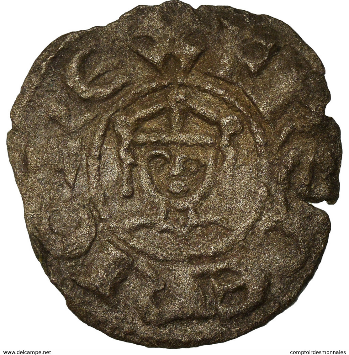 Monnaie, Italie, SICILY, Enrico VI, Denaro, 1194-1197, Messina, TB+, Billon - Sicilia