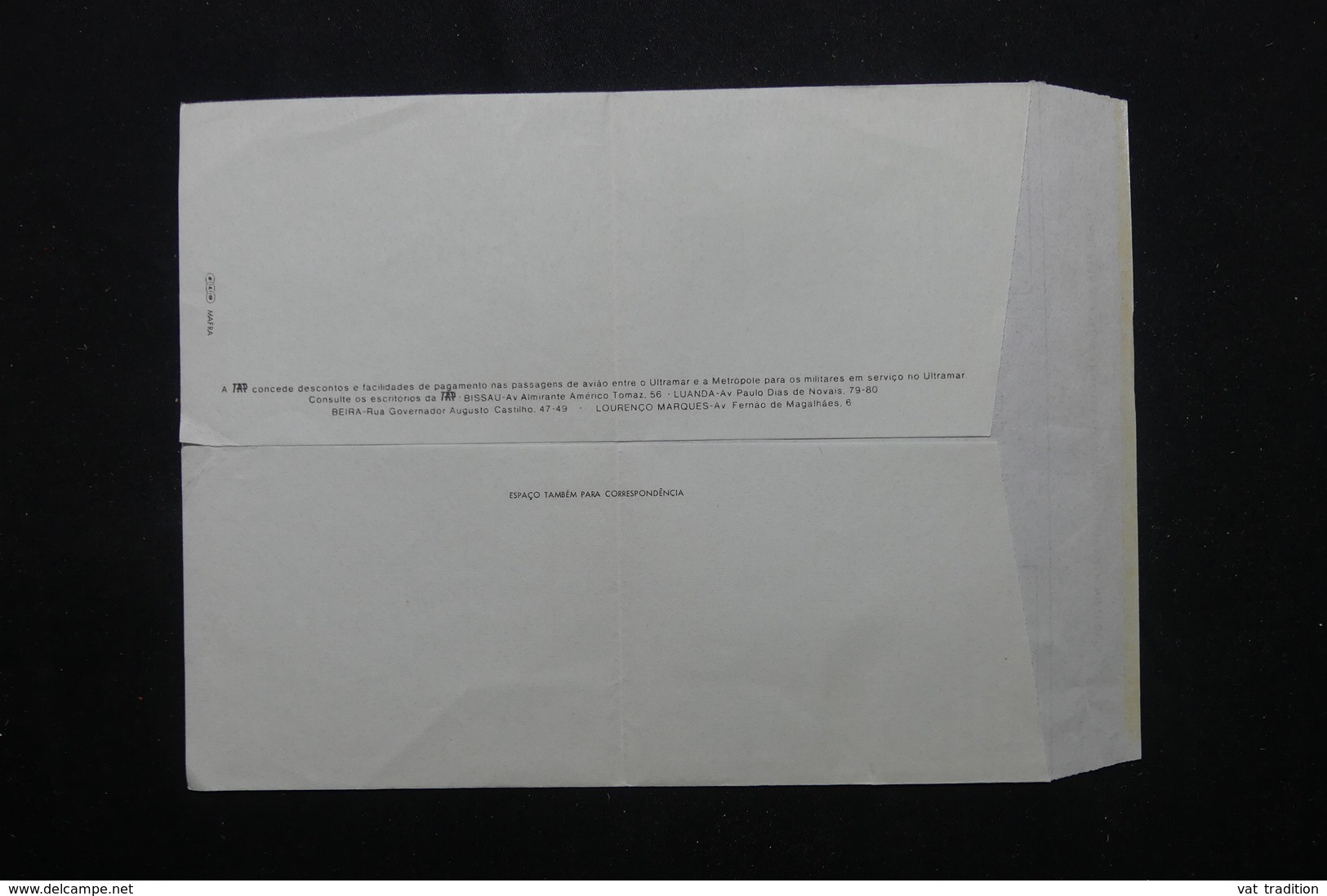 PORTUGAL - Aérogramme En FM Pour Les Soldats ( édité Par La Mouvement National Féministe ) - L 59598 - Lettres & Documents