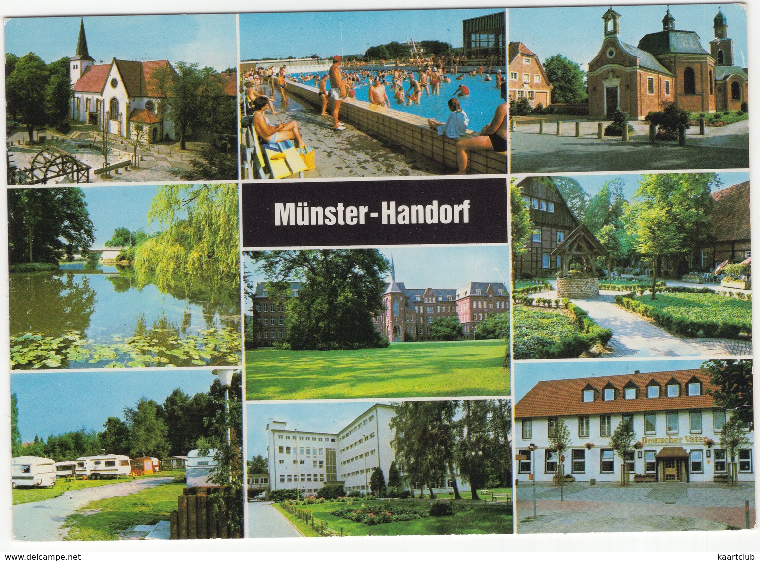 Münster - Ortsteil Handorf - (D.) - U.a. Schwimmbad, Camping, 'Deutscher Vater' - Munster