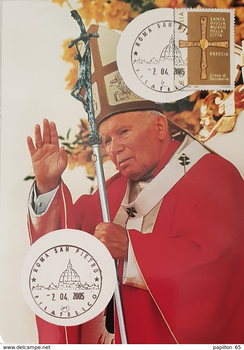 POPE JOHN PAUL II PAPA GIOVANNI PAOLO II PAPIEZA JANA PAWLA II Karol Wojtyla Cartolina - Carte Maximum - Postcard - Verzamelingen