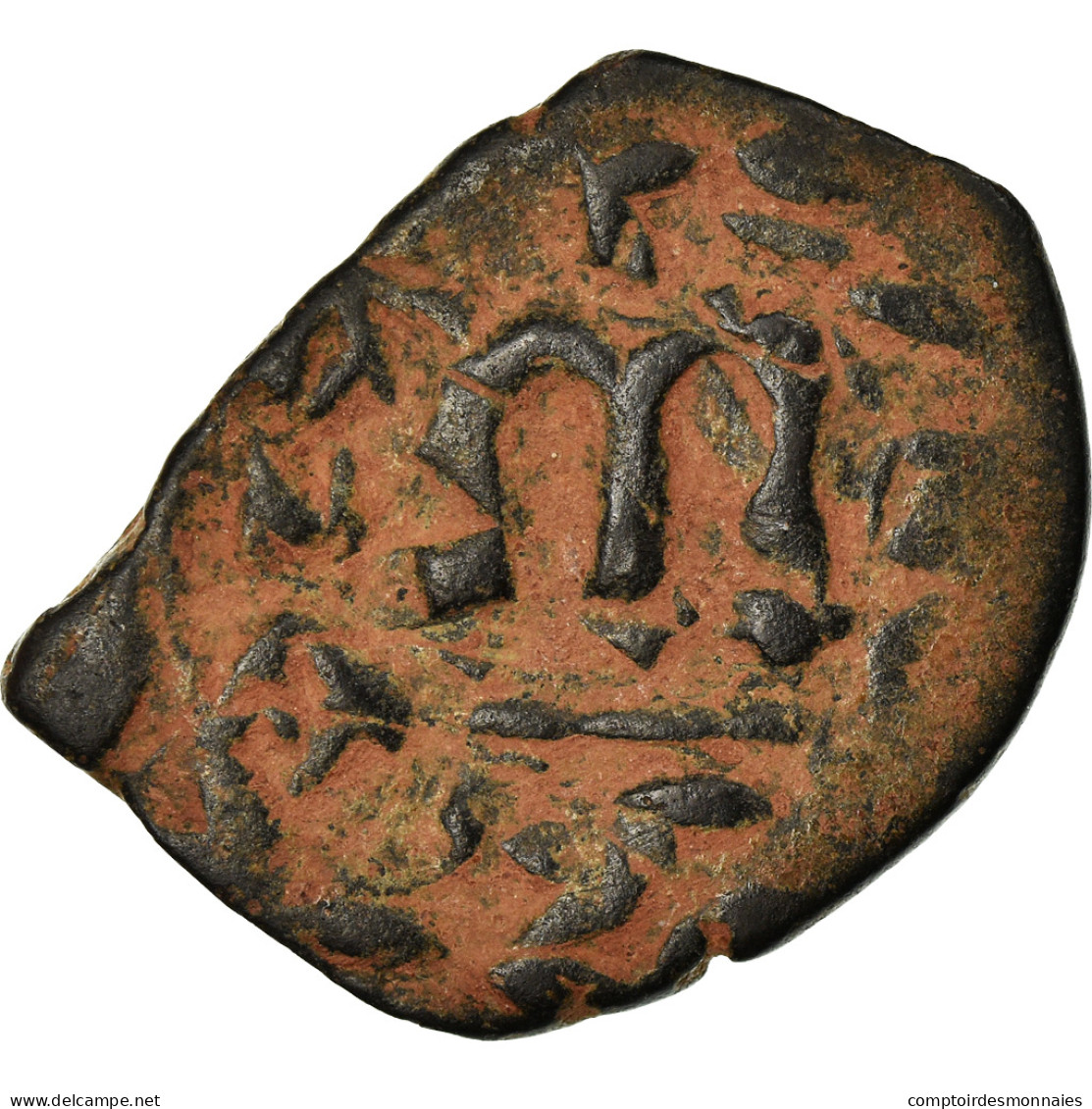 Monnaie, Constans II, Follis, 641-668 AD, Constantinople, TB+, Cuivre, Sear:1001 - Bizantine