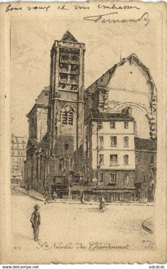 Gravure St Nicolas Du Chardonnet RV - District 05