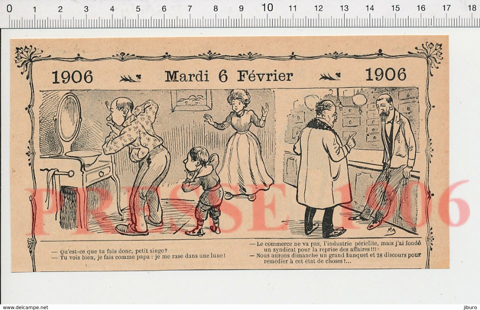 2 Scans Humour Rasoir Coupe-chou Rasage Barbe Miroir-Lune Fesses Enfant Egalité Homme-Femme Droits Allaitement Bébé229ZD - Unclassified