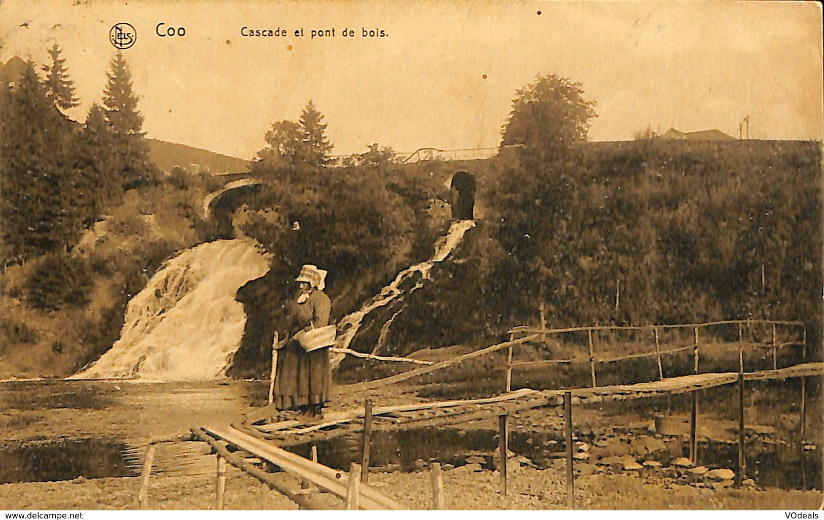 026 753 - CPA - Coo - Cascade Et Pont De Bois - Stavelot