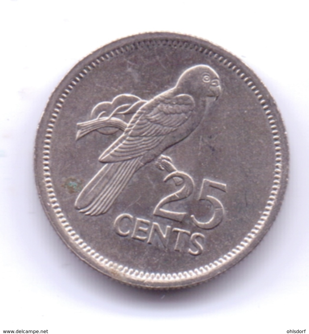 SEYCHELLES 1982: 25 Cents, KM 49 - Seychelles