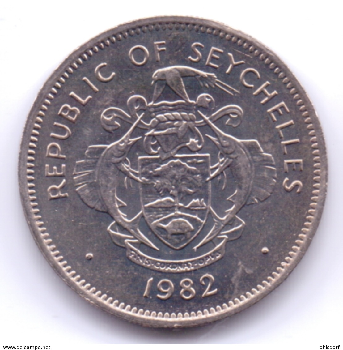 SEYCHELLES 1982: 1 Rupee, KM 50 - Seychellen