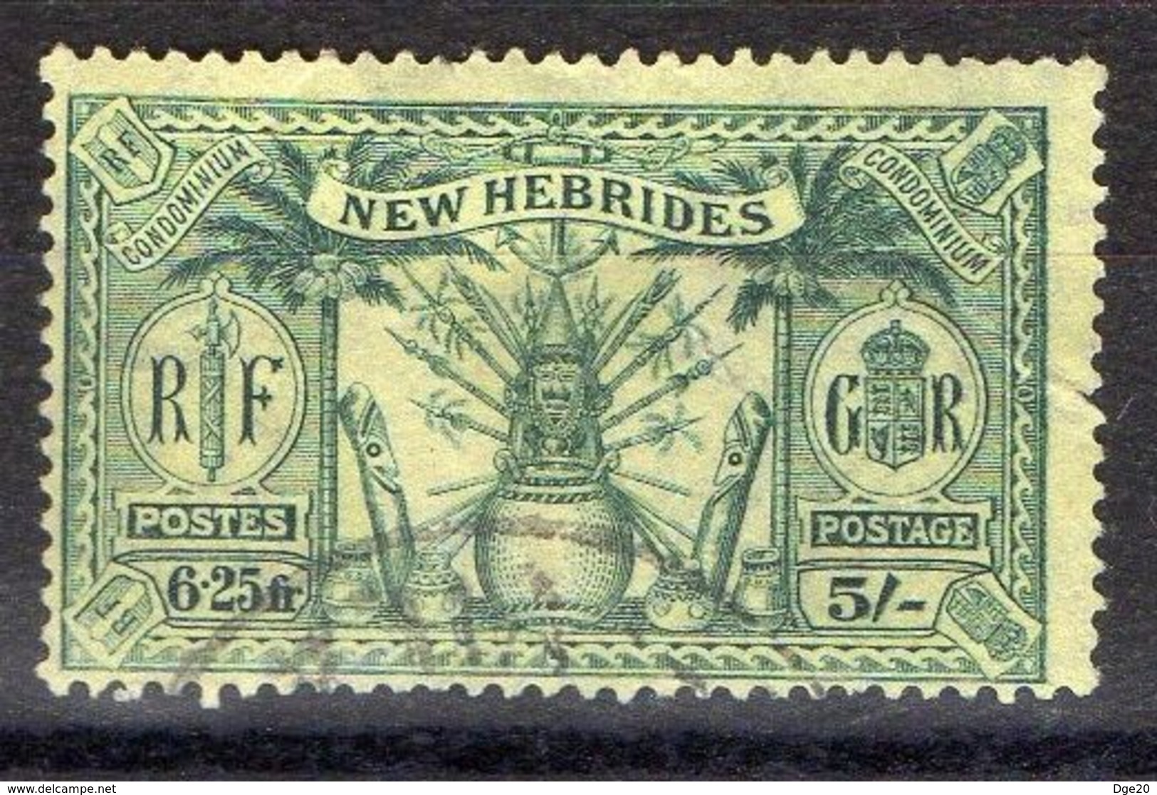 NOUVELLES-HEBRIDES (POSTE) : Y&T N° 99 TIMBRE BIEN OBLITERE , A SAISIR .B 3 - Used Stamps