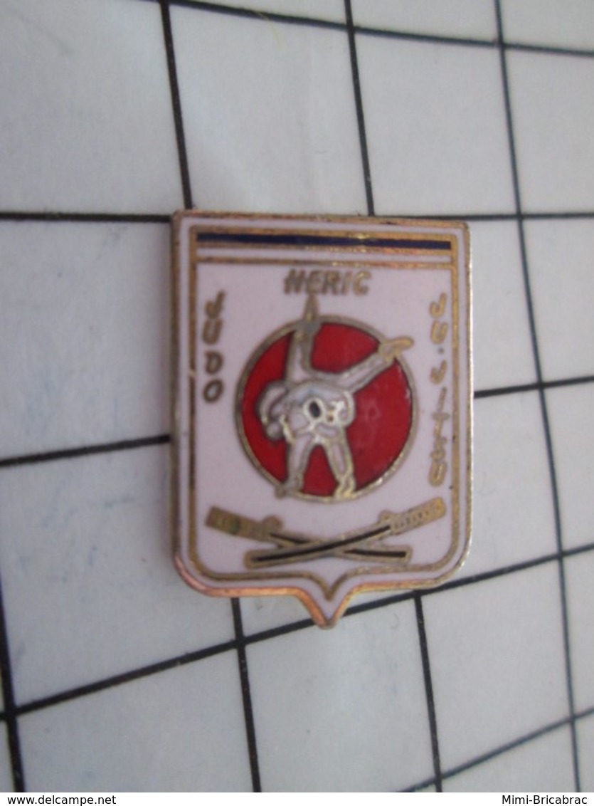 616c Pin's Pins / Beau Et Rare / THEME : SPORTS / JUDO KARATE JUDO JIU JITSU HERIC - Judo