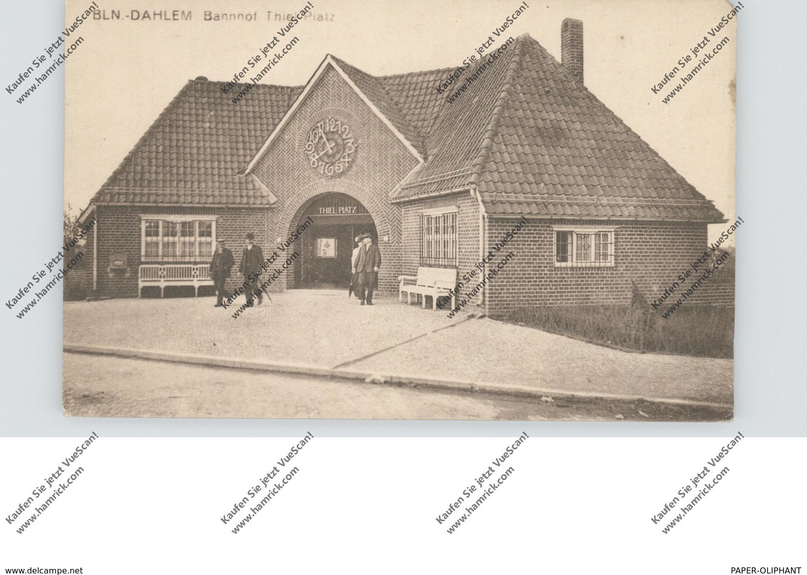 1000 BERLIN - DAHLEM, Bahnhof Thiel Platz - Dahlem