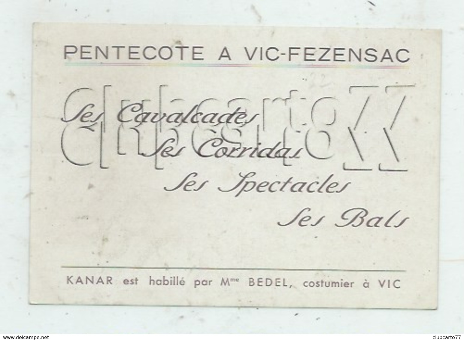 Vic-Fezensac (32) : Le Groupe Folklorique KANAR  En 1960 (animé) GF. - Vic-Fezensac