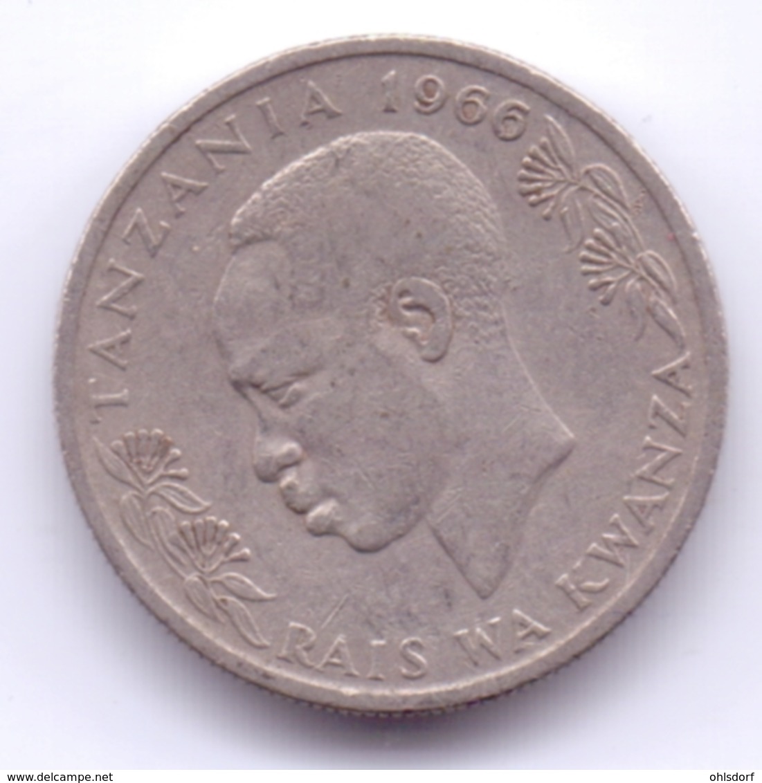 TANZANIA 1966: 50 Senti, KM 3 - Tanzanie