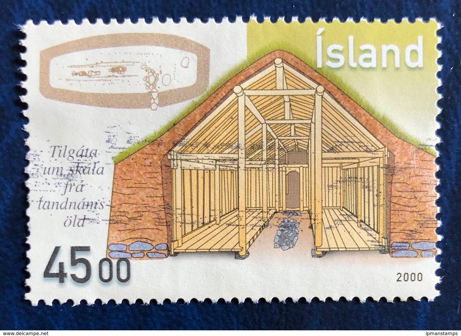 Architettura: Abitazioni Islandesi Di Epoca Vichinga - Architecture: Houses Of The Viking Era - Used Stamps