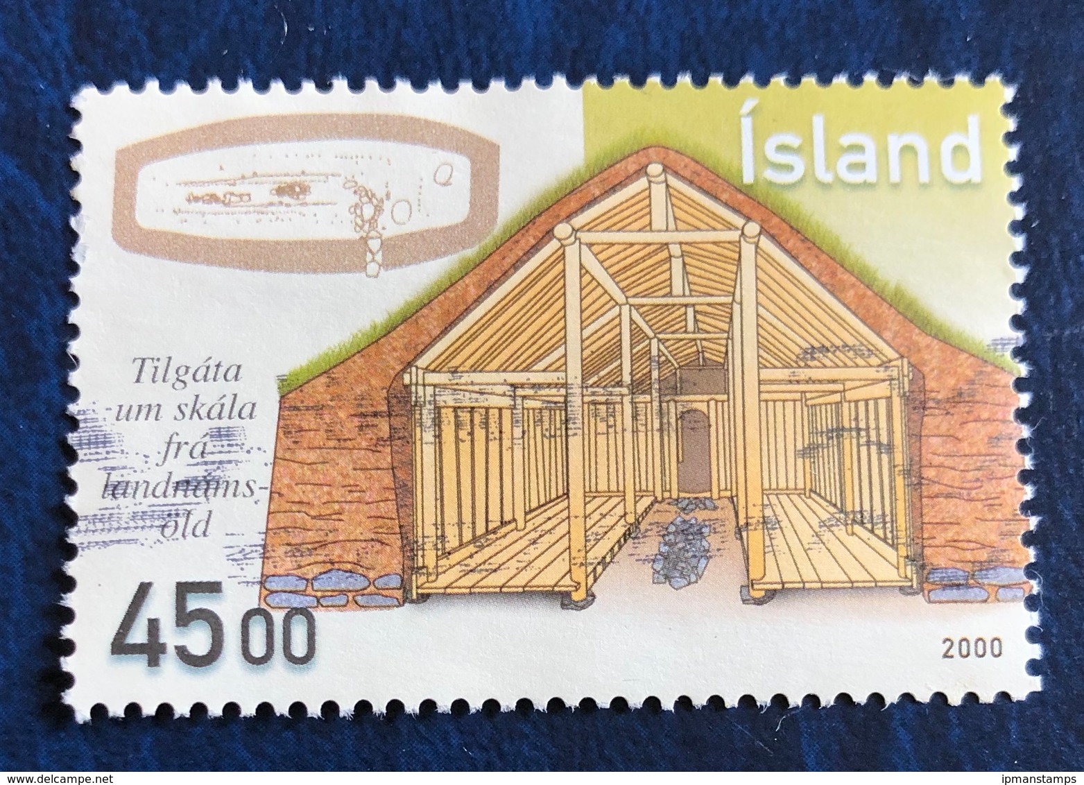 Architettura: Abitazioni Islandesi Di Epoca Vichinga - Architecture: Houses Of The Viking Era - Used Stamps