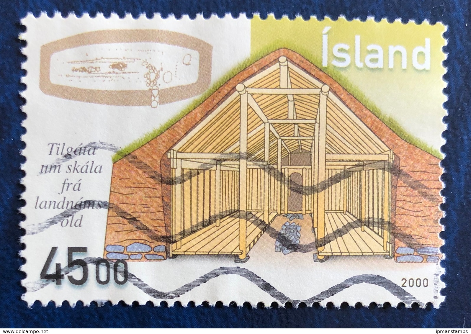 Architettura: Abitazioni Islandesi Di Epoca Vichinga - Architecture: Houses Of The Viking Era - Used Stamps
