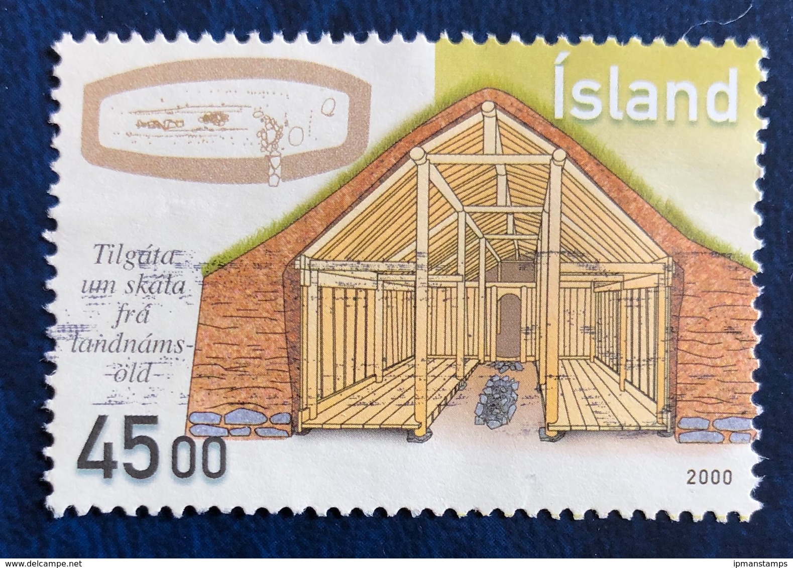 Architettura: Abitazioni Islandesi Di Epoca Vichinga - Architecture: Houses Of The Viking Era - Oblitérés