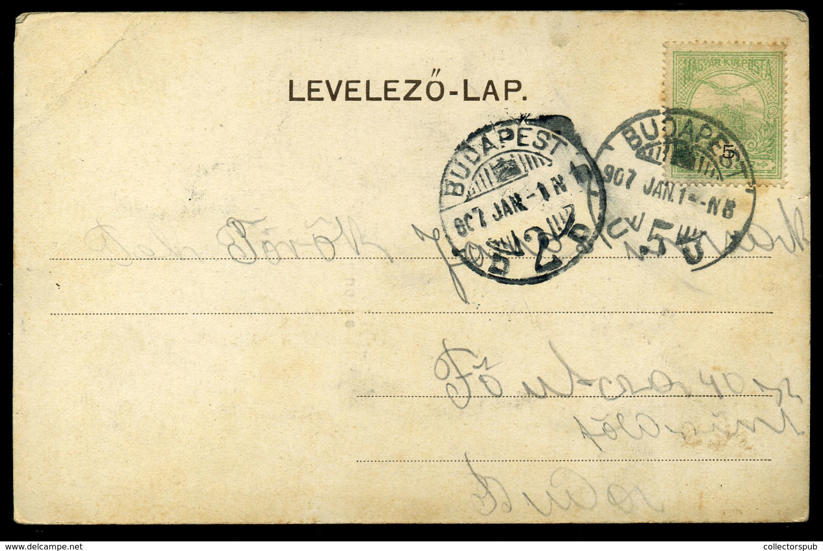 BUDAPEST 1907. Erzsébet Híd. Montázslap Söröskorsóval / Montage Postcard With Beer Mug - Hongrie