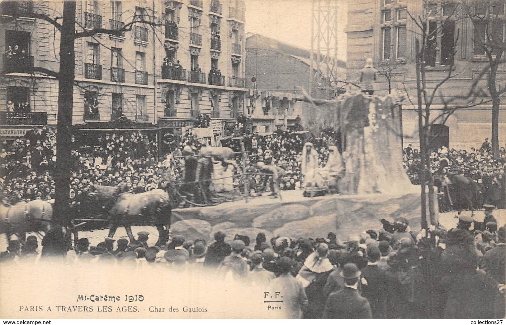 PARIS-MI-CAREME 1910, CHAR DES GAULOIS - Sonstige & Ohne Zuordnung