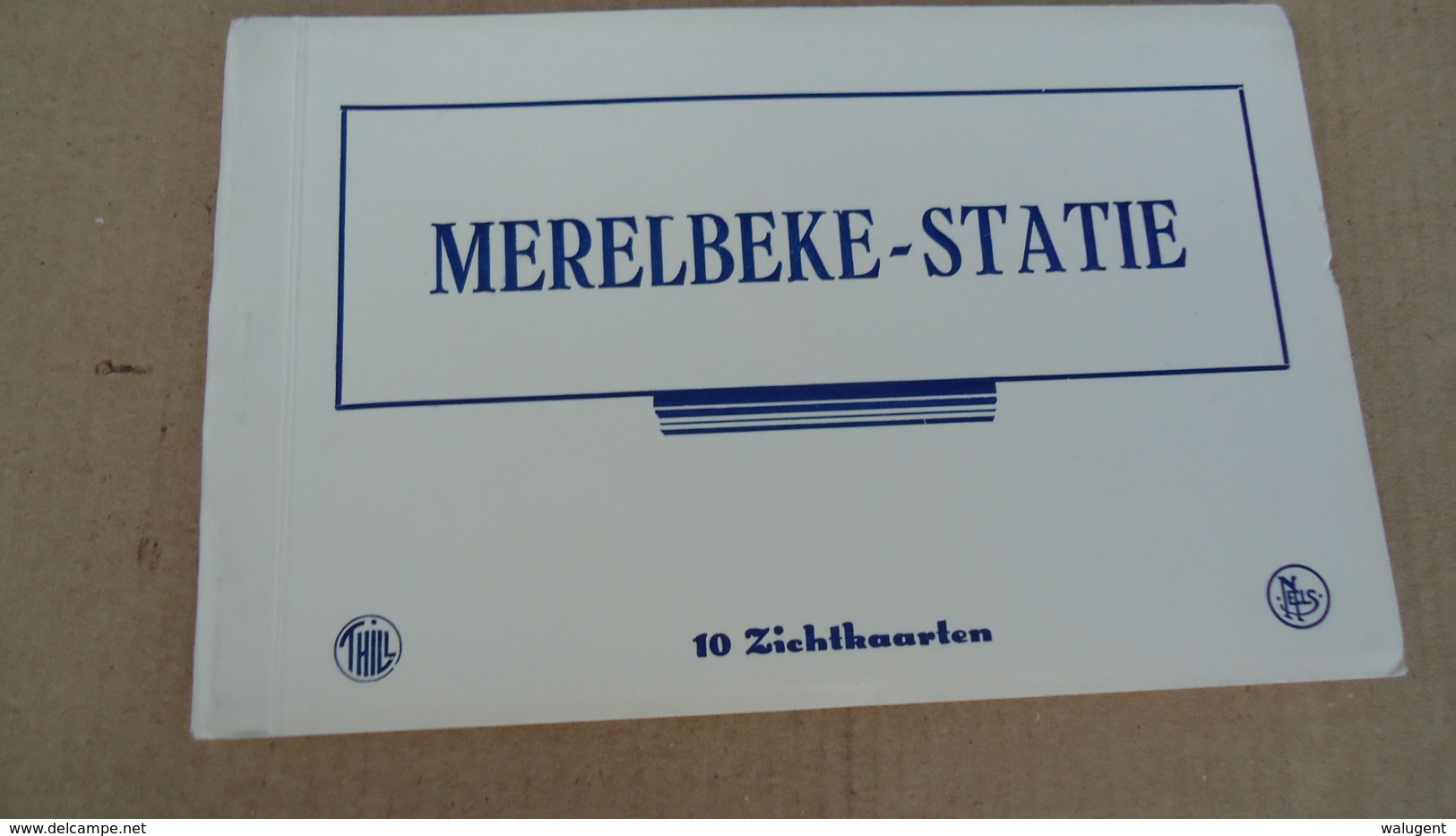 Merelbeke - Statie - Boekje 10 Zichtkaarten - Merelbeke