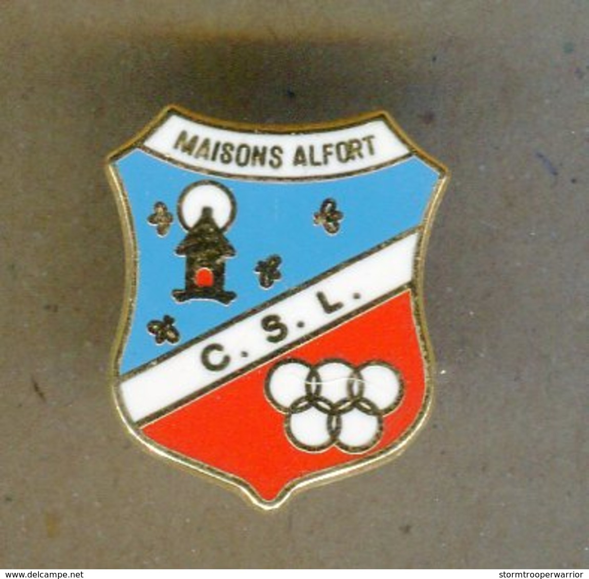 Pin's - Club Sportif Et De Loisirs MAISON ALFORT - Anneau Olympique Ruche Abeille - Altri & Non Classificati