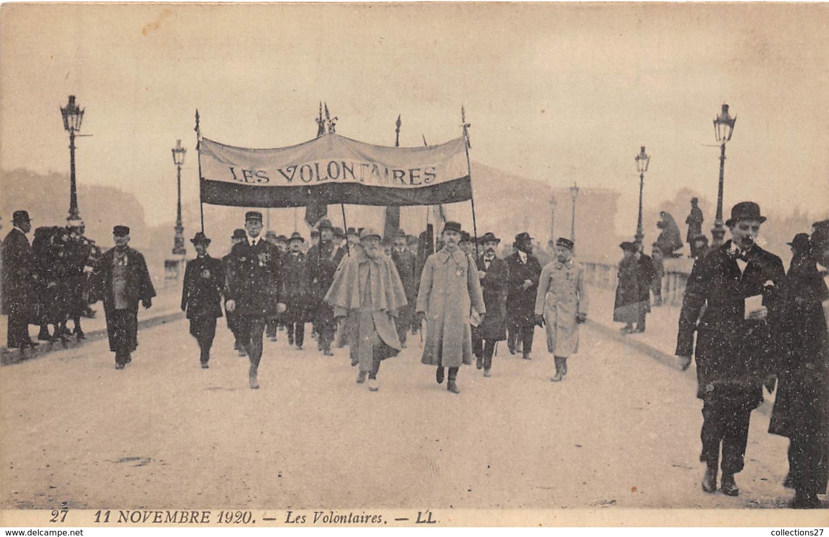 PARIS- 11 NOVEMBRE 1920, LES VOLONTAIRES - Autres & Non Classés