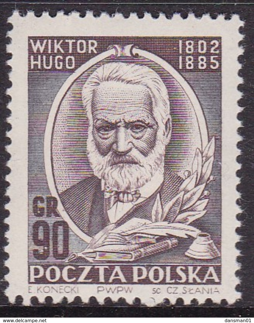 POLAND 1952 Victor Hugo Fi 635 Mint Never Hinged - Ungebraucht