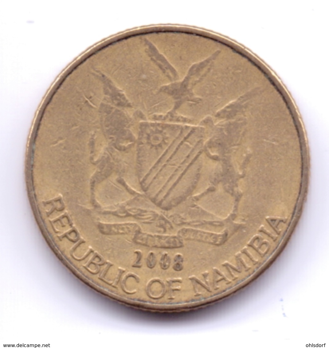 NAMIBIA 2008: 1 Dollar, KM 4 - Namibia