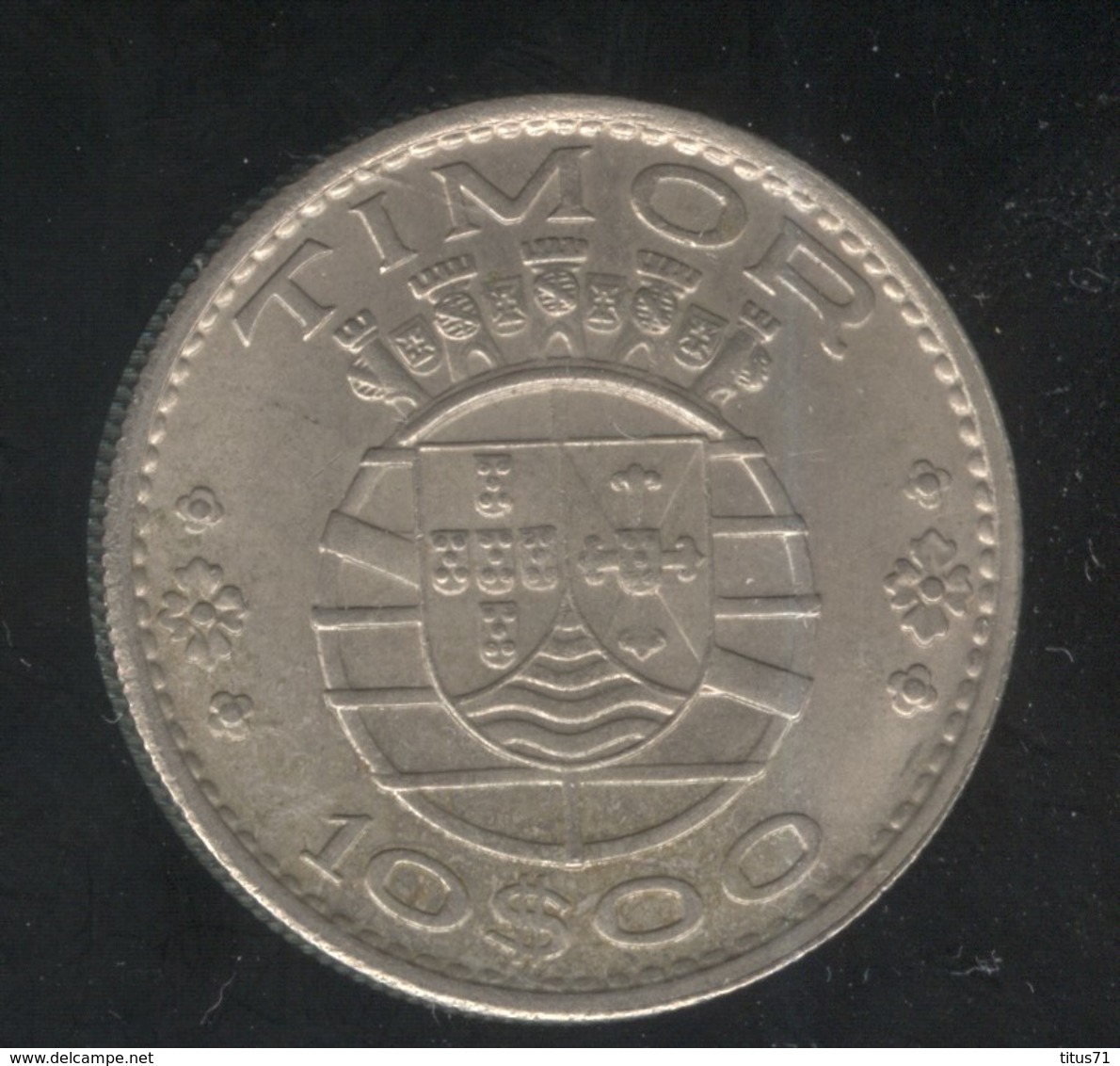 10 Escudos Timor 1970 - Autres – Asie