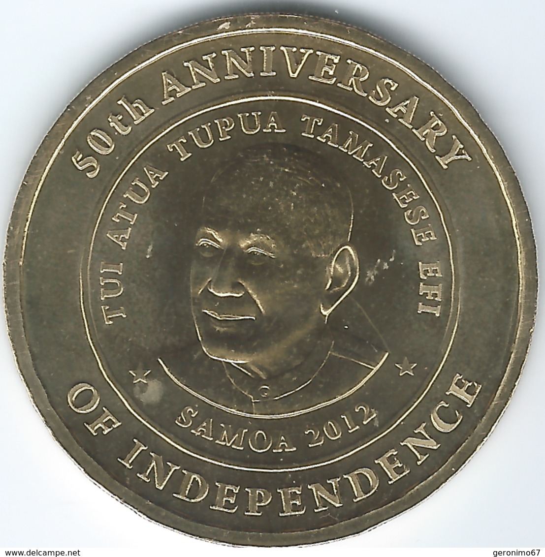 Samoa - Tamasese Elfi - 1 Tala - 2012 - 50th Anniversary Of Independence - Only 5,000 Minted - Samoa