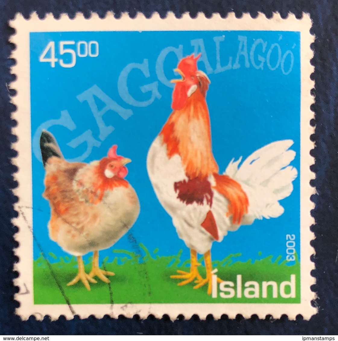 Polli D'Islanda - Icelandic Chickens - Used Stamps