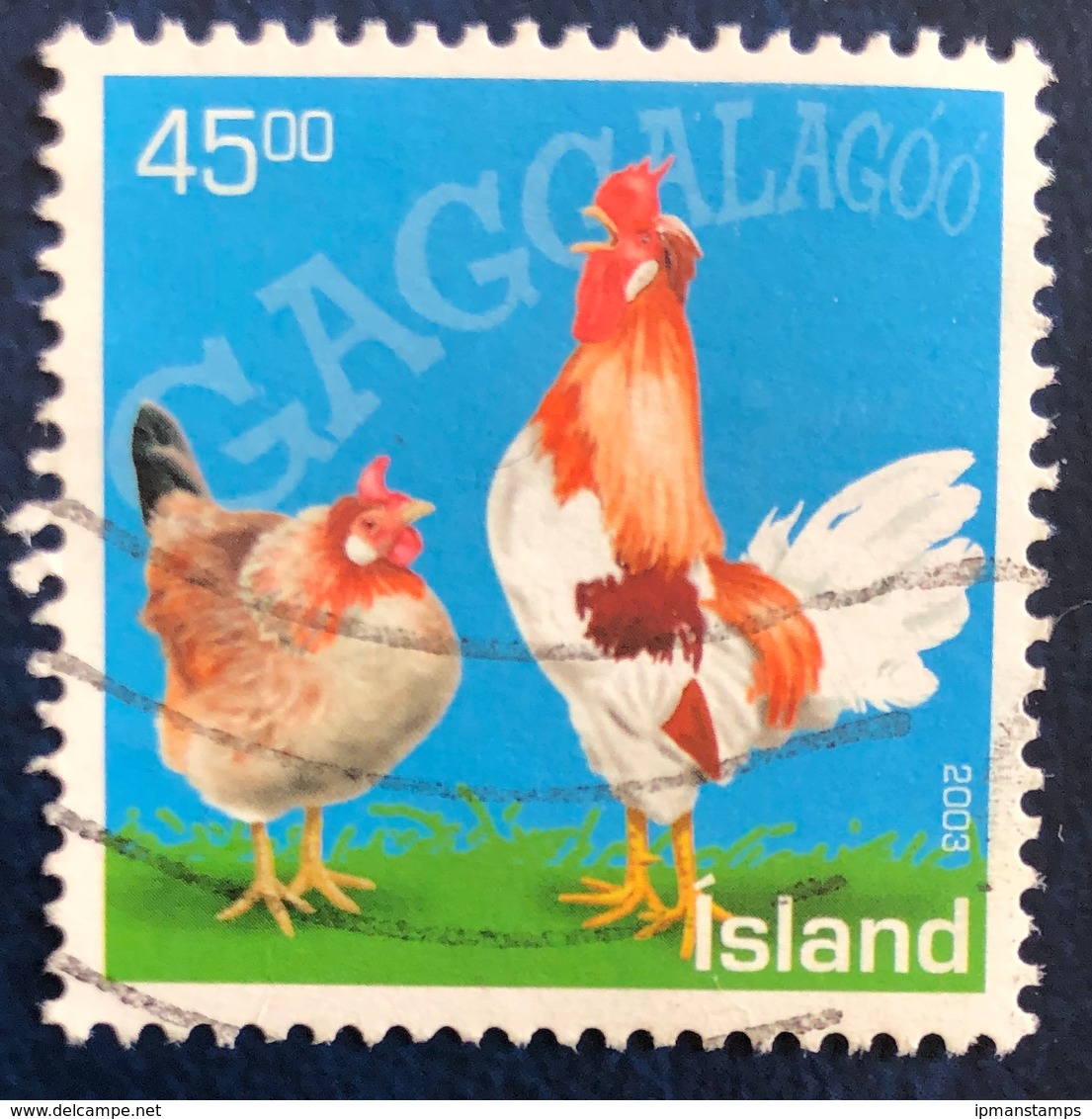 Polli D'Islanda - Icelandic Chickens - Used Stamps