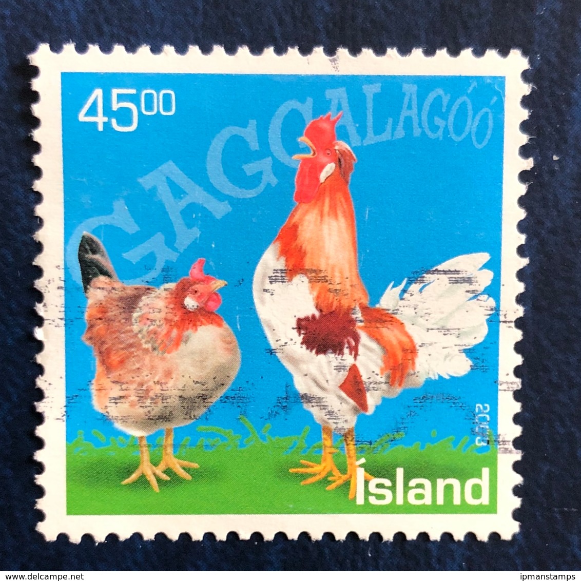 Polli D'Islanda - Icelandic Chickens - Used Stamps