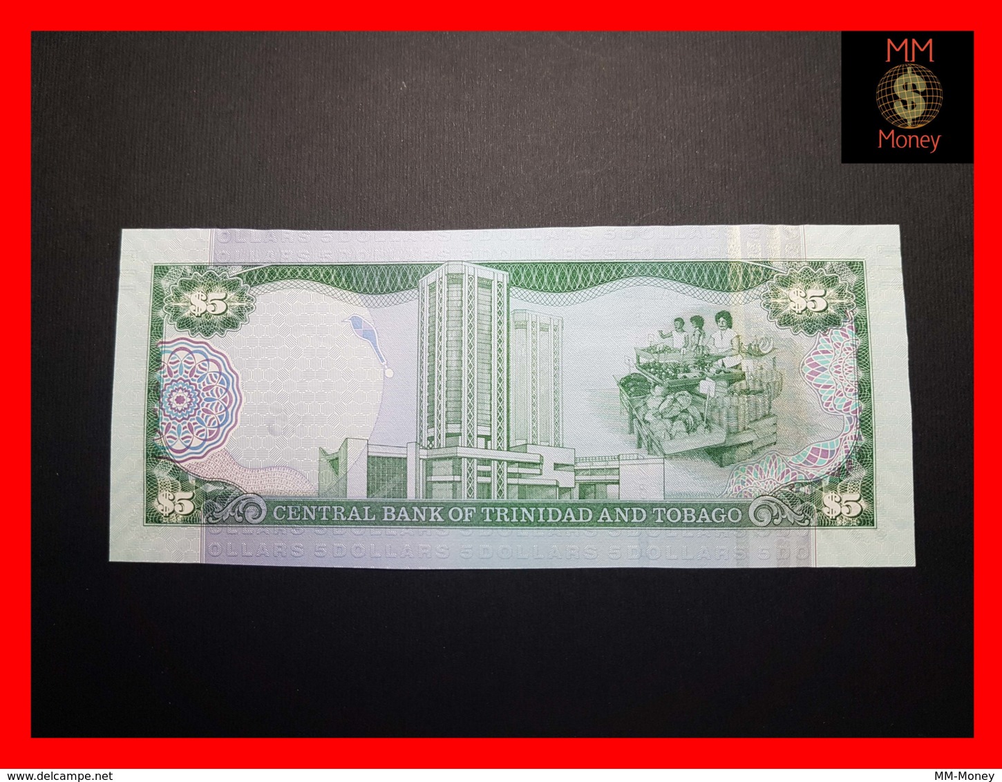 TRINIDAD & TOBAGO 5 $ 2006 P. 47 B Tactile Lines For Blind  UNC - Trinidad En Tobago