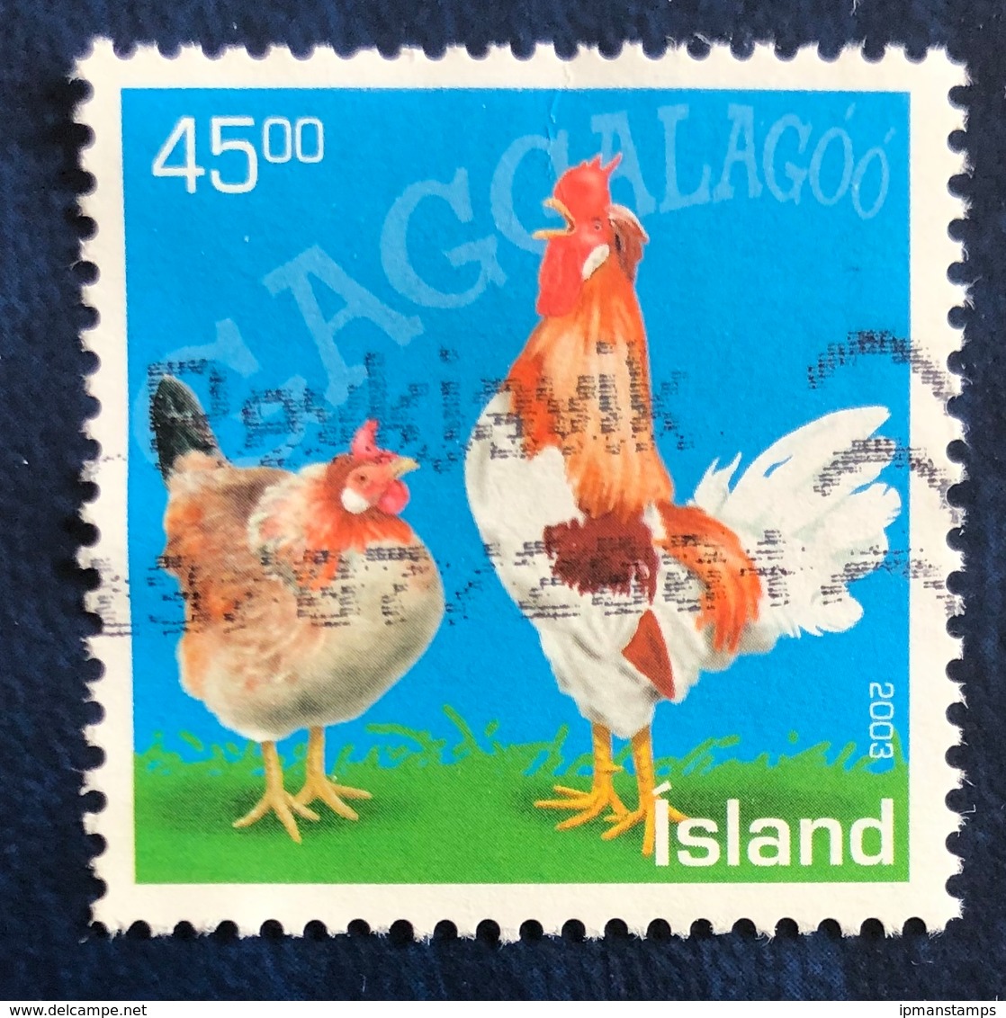 Polli D'Islanda - Icelandic Chickens - Used Stamps