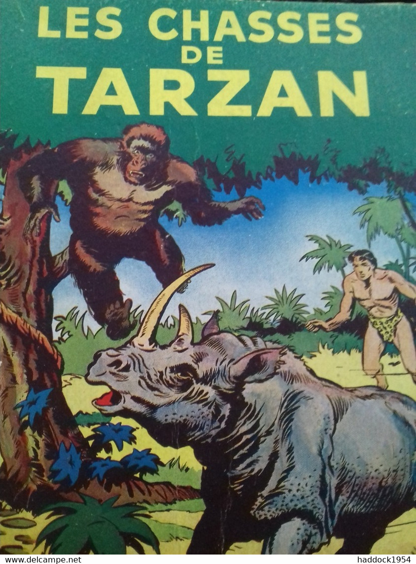 Les Chasses De Tarzan EDGAR RICE BURROUGHS Hachette 1951 - Tarzan