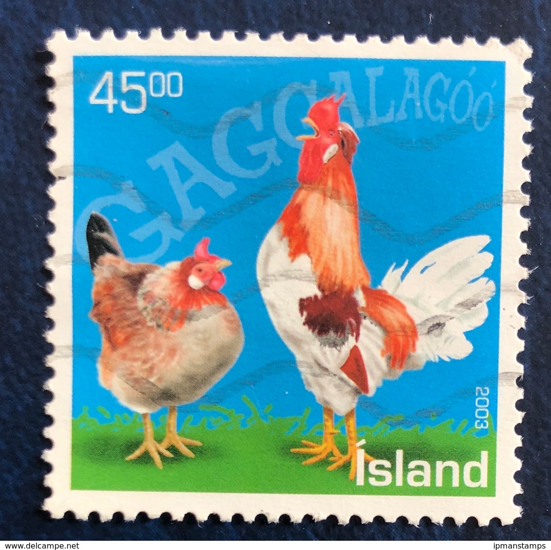 Polli D'Islanda - Icelandic Chickens - Used Stamps