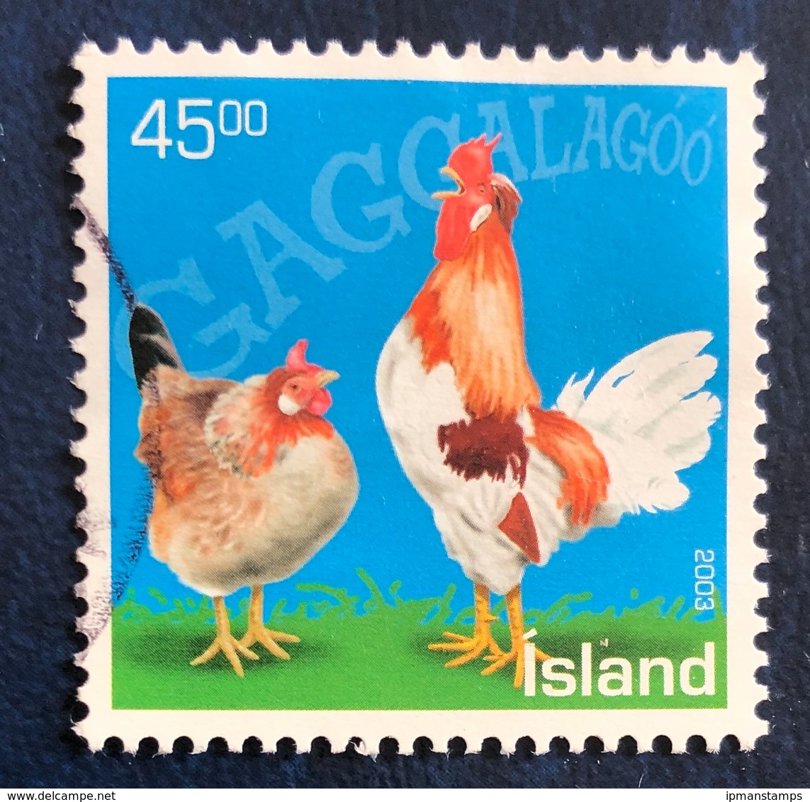 Polli D'Islanda - Icelandic Chickens - Used Stamps