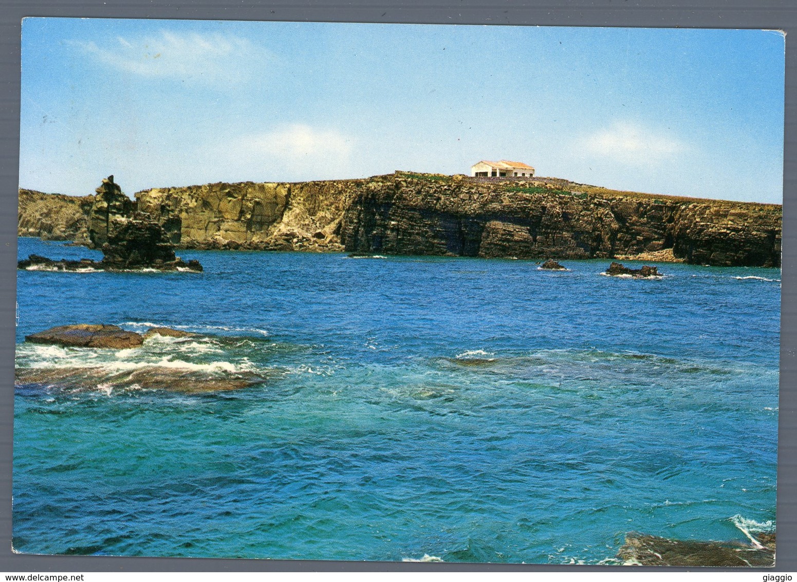 °°° Cartolina - Sardegna Pittoresca Scogliera Di Carloforte Viaggiata °°° - Carbonia