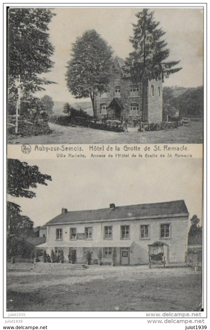 AUBY ..-- Villa Et Annexe De L ' Hôtel . Vers GAND . Voir Verso . - Bertrix