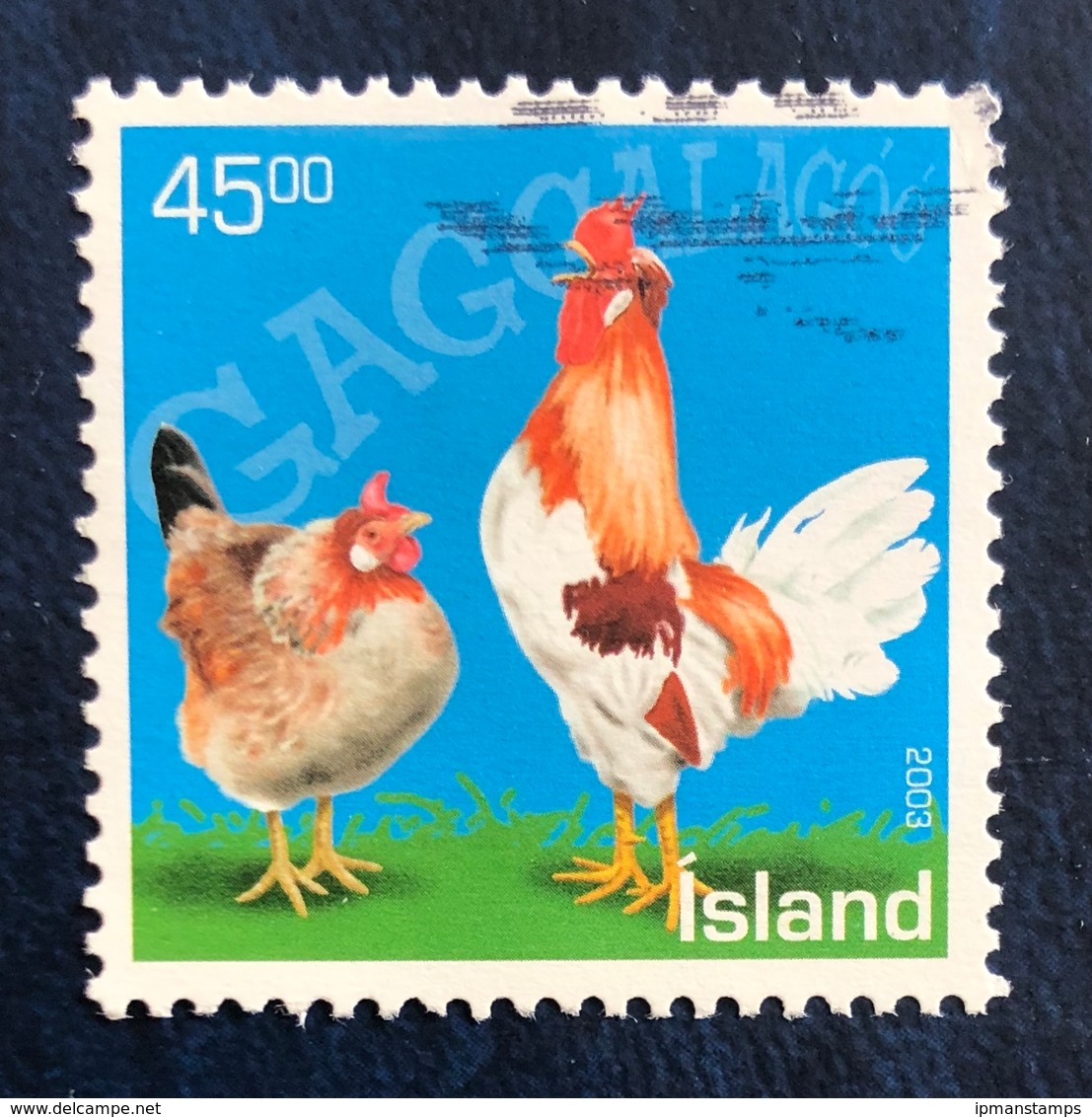 Polli D'Islanda - Icelandic Chickens - Used Stamps