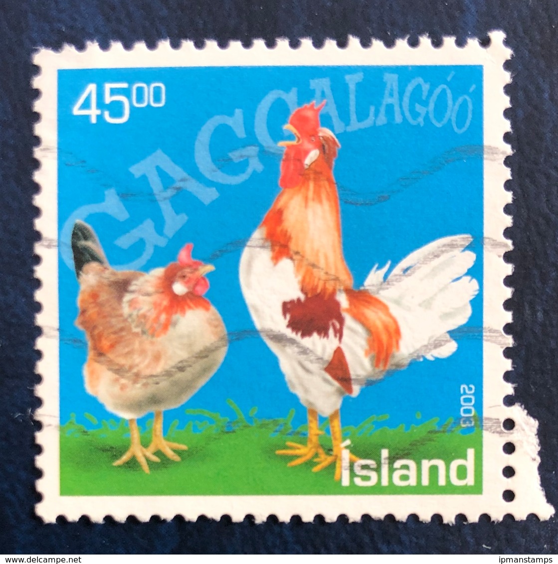 Polli D'Islanda - Icelandic Chickens - Used Stamps