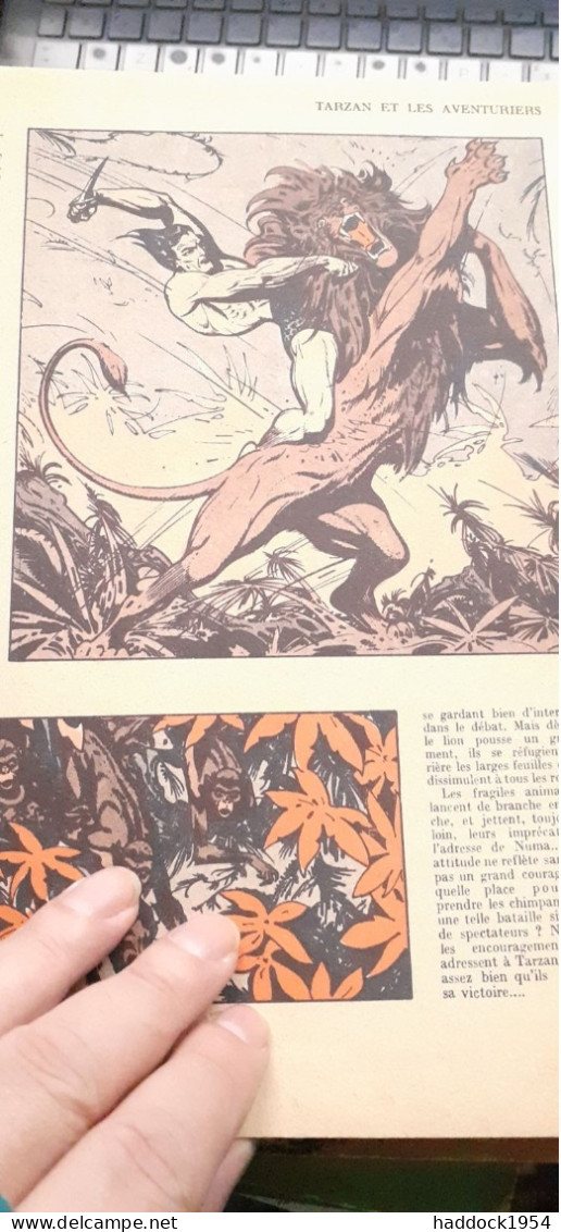 Tarzan Et Les Aventuriers EDGAR RICE BURROUGHS Hachette 1951 - Tarzan