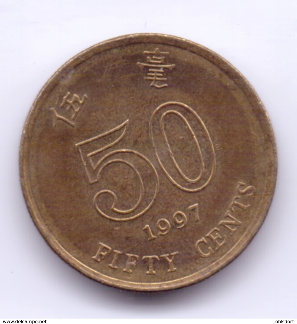 HONG KONG 1997: 50 Cents, KM 68 - Hong Kong